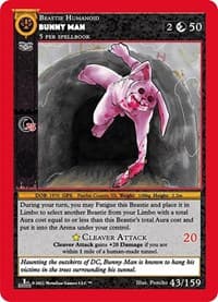 Bunny Man - Cryptid Nation: First Edition - MetaZoo card