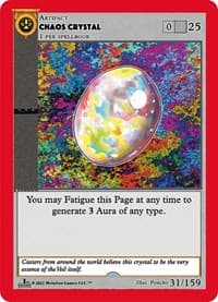 Chaos Crystal - Cryptid Nation: First Edition - MetaZoo card