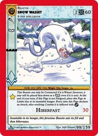 Snow Wasset - Cryptid Nation: First Edition - MetaZoo card