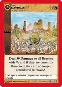 Earthquake - Cryptid Nation: First Edition - MetaZoo card