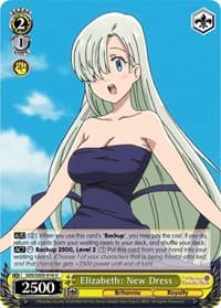 Elizabeth: New Dress - The Seven Deadly Sins - Weiss Schwarz card