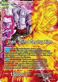 Jiren // Jiren, Blind Destruction - Cross Spirits - Dragon Ball Super: Masters card