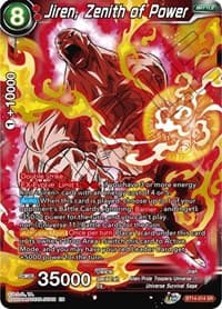 Jiren, Zenith of Power - Cross Spirits - Dragon Ball Super: Masters card