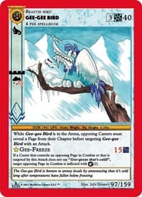 Gee-Gee Bird - Cryptid Nation: First Edition - MetaZoo card