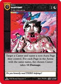 Gluttony - Cryptid Nation: First Edition - MetaZoo card