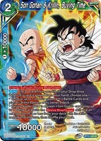 Son Gohan & Krillin, Buying Time - Cross Spirits - Dragon Ball Super: Masters card