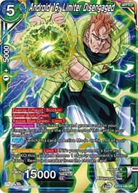 Android 16, Limiter Disengaged - Cross Spirits - Dragon Ball Super: Masters card