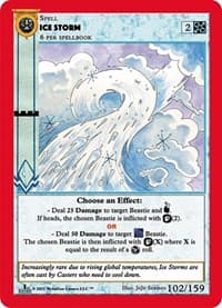 Ice Storm - Cryptid Nation: First Edition - MetaZoo card