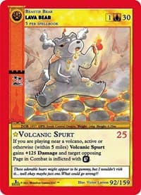 Lava Bear - Cryptid Nation: First Edition - MetaZoo card