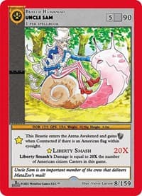 Uncle Sam - Cryptid Nation: First Edition - MetaZoo card