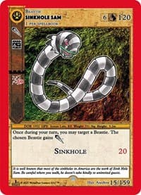 Sinkhole Sam - Cryptid Nation: First Edition - MetaZoo card