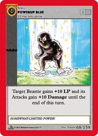 Powerup Blue - Cryptid Nation: First Edition - MetaZoo card