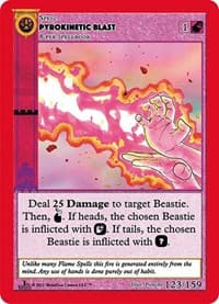 Pyrokinetic Blast - Cryptid Nation: First Edition - MetaZoo card