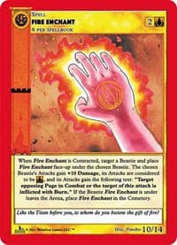 Fire Enchant - Cryptid Nation: First Edition Release Event Deck - MetaZoo card