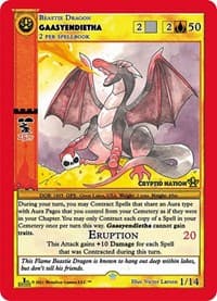Gaasyendietha - Cryptid Nation: First Edition Release Event Deck - MetaZoo card