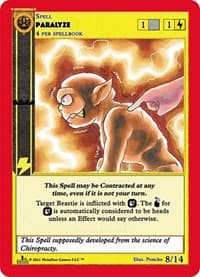 Paralyze - Cryptid Nation: First Edition Release Event Deck - MetaZoo card