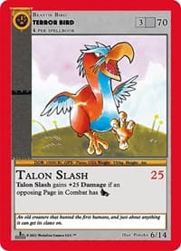 Terror Bird - Cryptid Nation: First Edition Release Event Deck - MetaZoo card