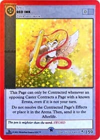 Red Ink - Cryptid Nation: First Edition Box Toppers - MetaZoo card