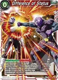 Difference of Status - Cross Spirits - Dragon Ball Super: Masters card