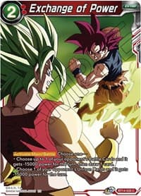 Exchange of Power - Cross Spirits - Dragon Ball Super: Masters card