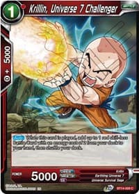 Krillin, Universe 7 Challenger - Cross Spirits - Dragon Ball Super: Masters card