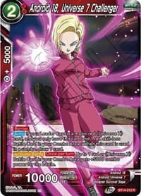 Android 18, Universe 7 Challenger - Cross Spirits - Dragon Ball Super: Masters card