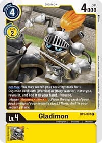 Gladimon - Battle of Omni - Digimon Card Game card