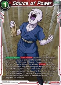 Source of Power - Cross Spirits - Dragon Ball Super: Masters card