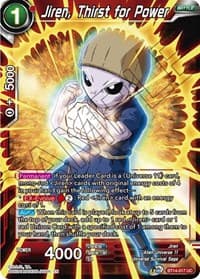 Jiren, Thirst for Power - Cross Spirits - Dragon Ball Super: Masters card