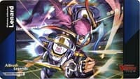 Cardfight!! Vanguard Sneak Preview Playmat: A Brush with the Legends - Diabolos Jetbacker, Lenard - Bushiroad Playmats - Playmats card