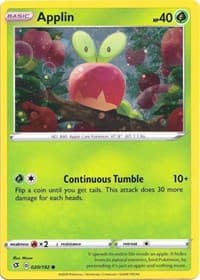 Applin - 020/192 (Cosmos Holo) - Blister Exclusives - Pokemon card