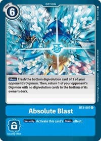 Absolute Blast - Battle of Omni - Digimon Card Game card