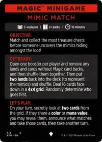 Magic Minigame: Mimic Match - Adventures in the Forgotten Realms - Magic: The Gathering card