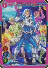 The Futuristic Four (Extended Art) - Onslaught of the Eldritch Gods - Gate Ruler card