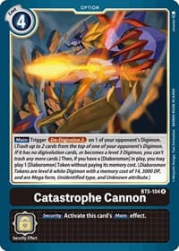 Catastrophe Cannon - Battle of Omni - Digimon Card Game card