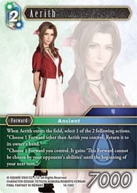 Aerith - Opus XIV: Crystal Abyss - Final Fantasy TCG card