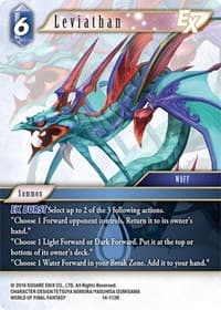 Leviathan EX - Opus XIV: Crystal Abyss - Final Fantasy TCG card
