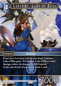 Lakshmi, Lady of Bliss - Opus XIV: Crystal Abyss - Final Fantasy TCG card