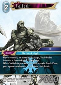 Valfodr - Opus XIV: Crystal Abyss - Final Fantasy TCG card