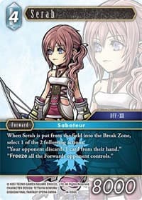 Serah - Opus XIV: Crystal Abyss - Final Fantasy TCG card