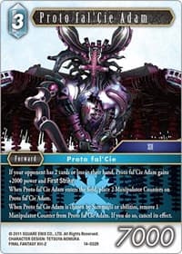 Proto fal'Cie Adam - Opus XIV: Crystal Abyss - Final Fantasy TCG card