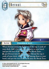 Devout - Opus XIV: Crystal Abyss - Final Fantasy TCG card