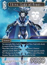 Shiva, Lady of Frost - Opus XIV: Crystal Abyss - Final Fantasy TCG card