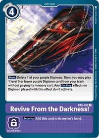 Revive From the Darkness! - Battle of Omni - Digimon Card Game card