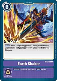 Earth Shaker - Battle of Omni - Digimon Card Game card