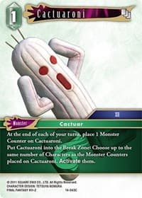 Cactuaroni - Opus XIV: Crystal Abyss - Final Fantasy TCG card