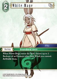 White Mage - Opus XIV: Crystal Abyss - Final Fantasy TCG card
