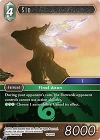 Sin - Opus XIV: Crystal Abyss - Final Fantasy TCG card