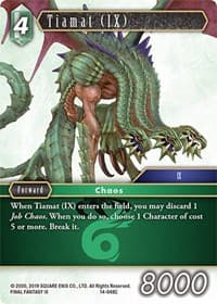 Tiamat (IX) - Opus XIV: Crystal Abyss - Final Fantasy TCG card