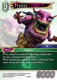 Typhon - Opus XIV: Crystal Abyss - Final Fantasy TCG card